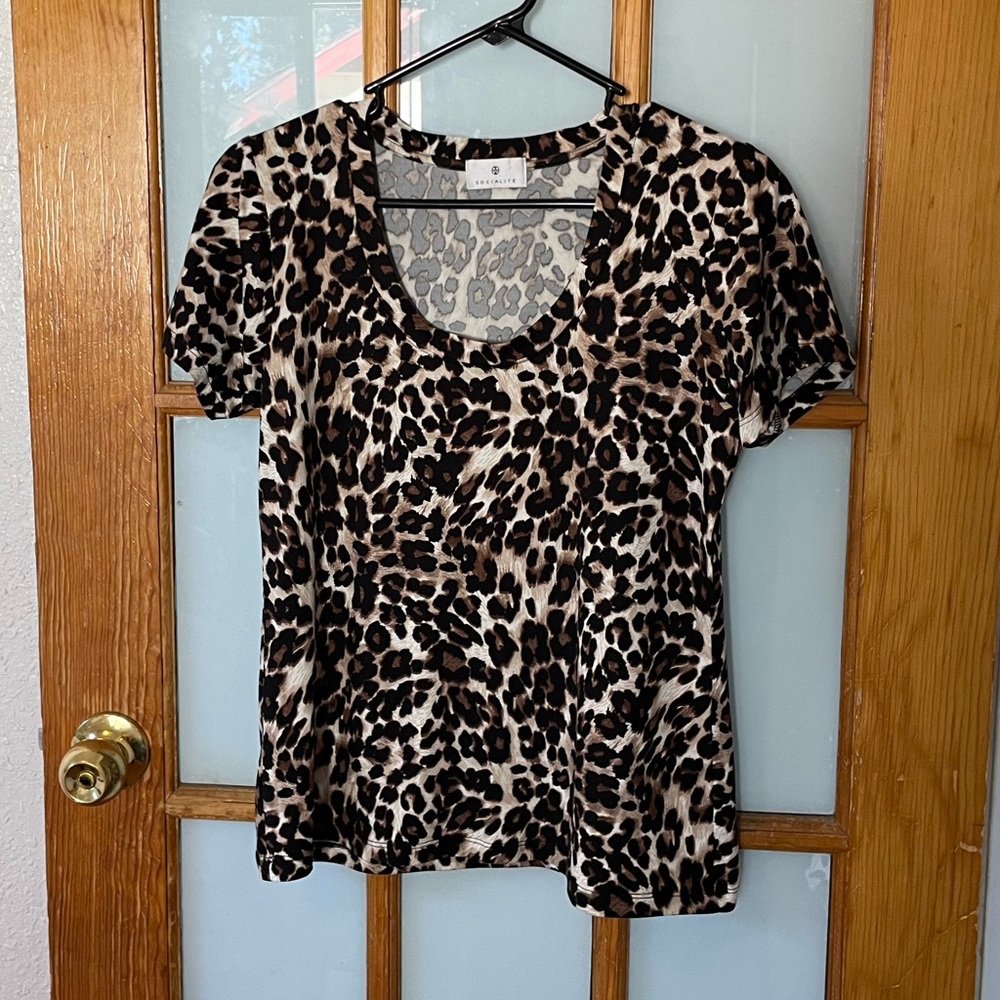 Leopard Print Top